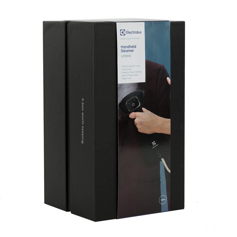 Electrolux Black Ceramic Handheld Fabric Steamer with Detachable Water Tank