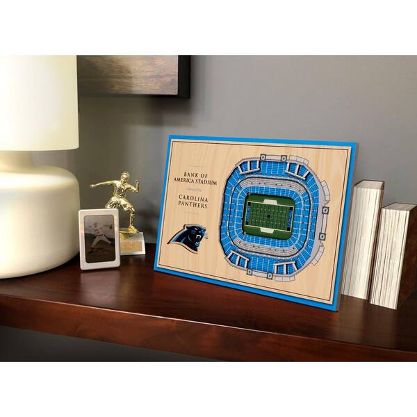 Bank of America Stadium 3D Stadium Replica - the Stadium Shoppe