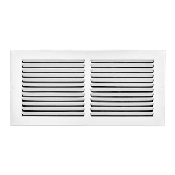 Venti Air 16 in. x 6 in. Return Air Steel Grille in White