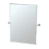 Gatco Glam 28 In. W X 31.5 In. H Large Rectangular Frameless Single ...