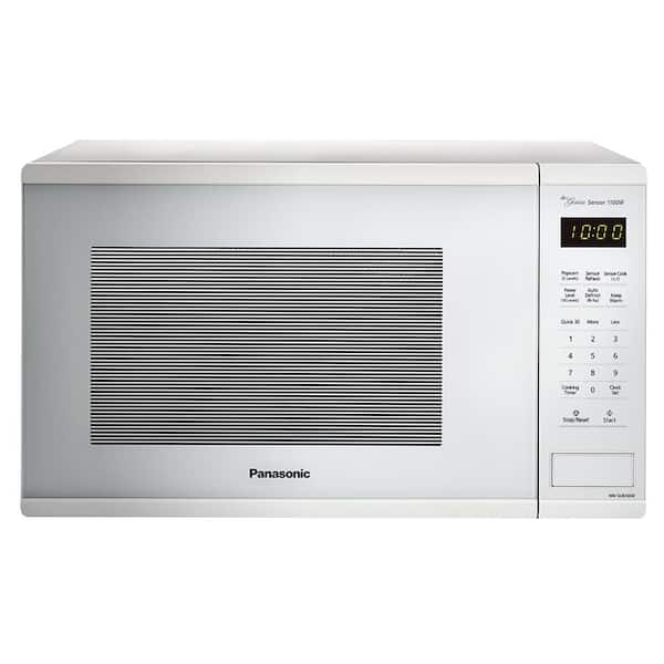 Panasonic 1.3 cu. ft. Countertop Microwave in White with Genius