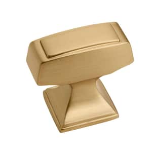 Mulholland 1-1/4 in. (32mm) Traditional Champagne Bronze Bar Cabinet Knob