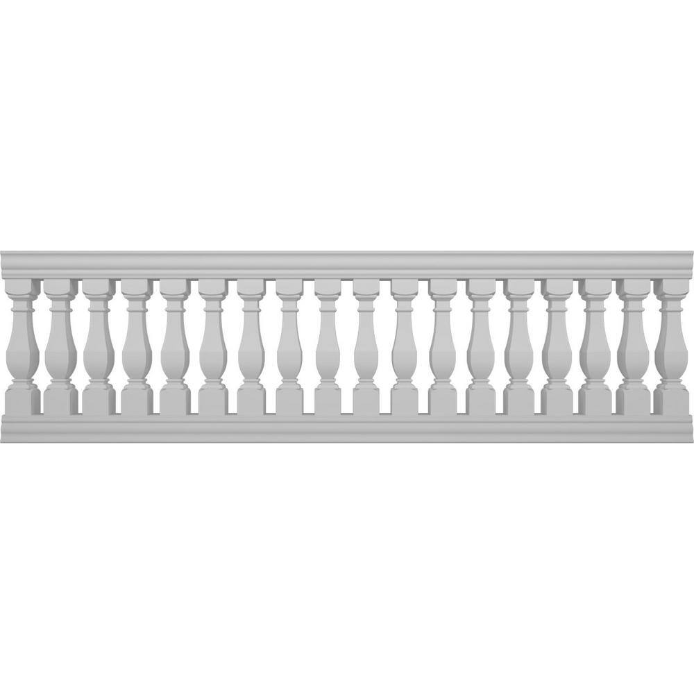Ekena Millwork Fiberthane Arcadian Balustrade 132 in. L x 40 in. H ...
