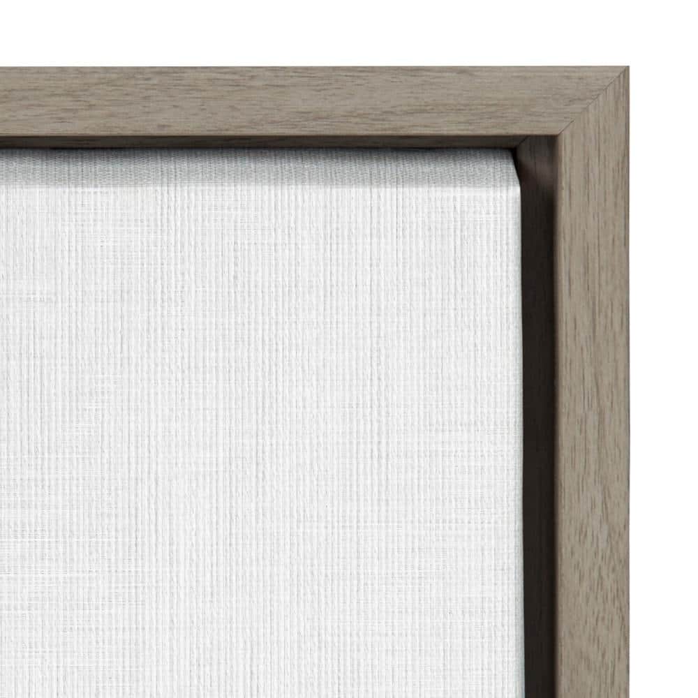 Gray Framed Unicorn Print on Canvas, 18" x 24"