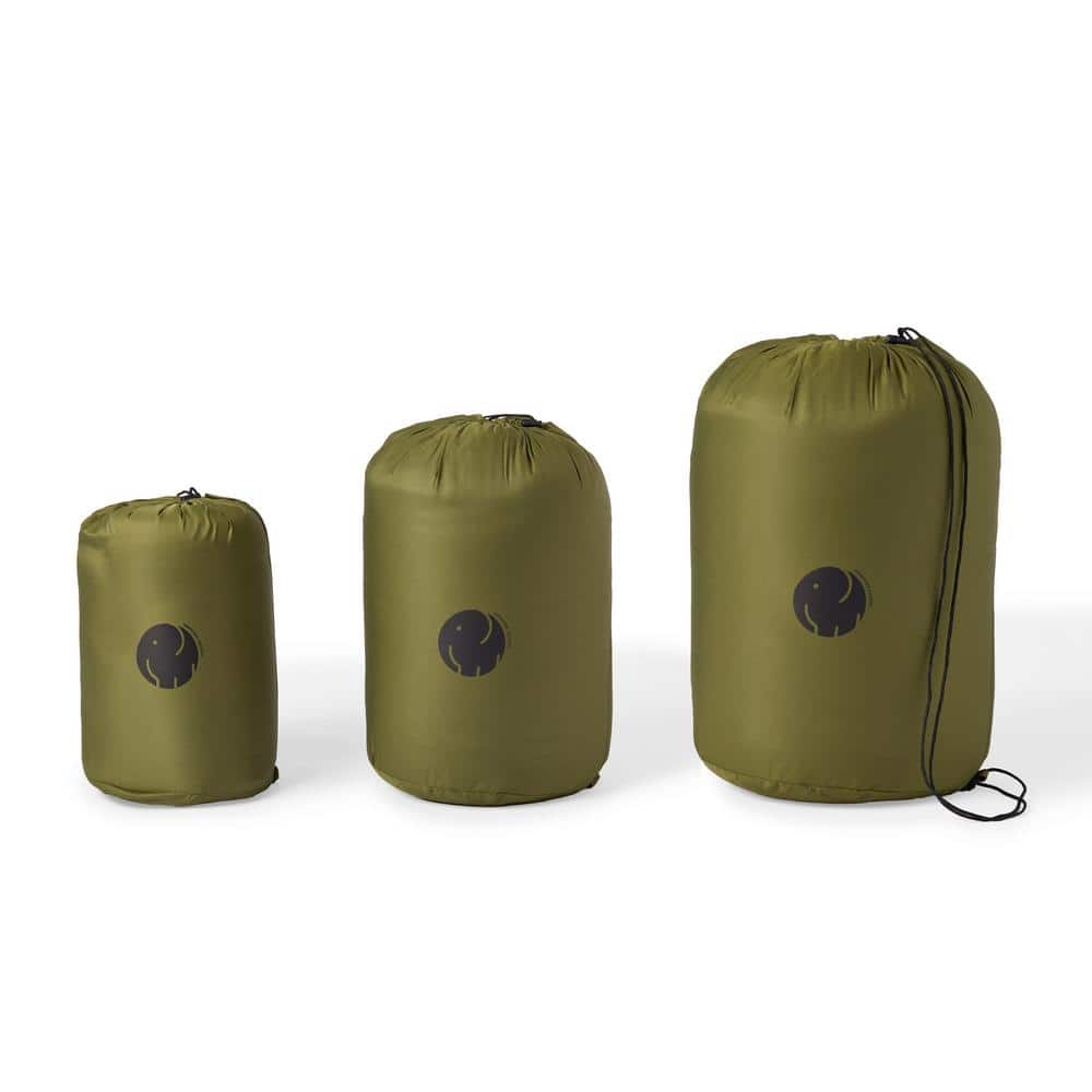 Large Green Polyester Outdoor Pet Sleeping Bag with Zippered Cover
