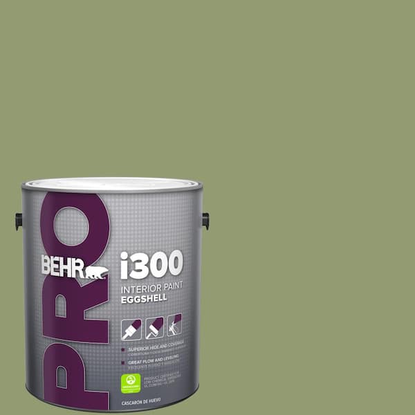 1 gal. #PPU11-04 Alamosa Green Eggshell Interior Paint