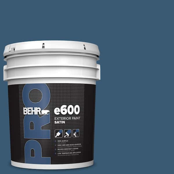 5 gal. #M500-6 Express Blue Satin Exterior Paint