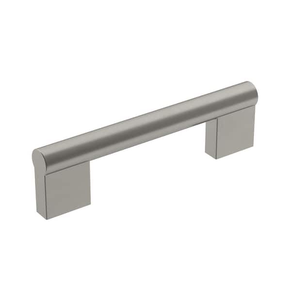 Amerock Versa 3-3/4 in. (96mm) Modern Satin Nickel Bar Cabinet Pull