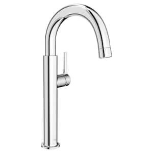 Studio S Single-Handle Bar Faucet with Pull Down Spray Handle in Polished Chrome