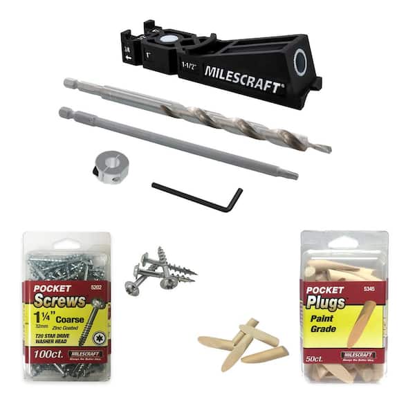 Milescraft Milescraft PocketJig100 Pocket Hole Bundle Kit Pocket Jig