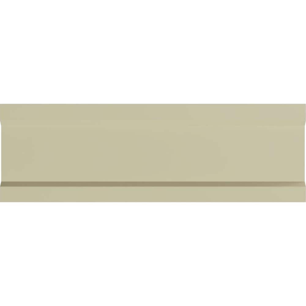 Gray Primed Polyurethane Geometric Chair Rail Moulding Sample