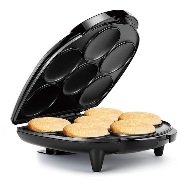 9.62 in. Black Non-Stick Arepa Maker