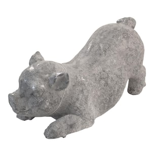 Design Toscano Sandman and Porker Piggy Garden Statue Set (2-Piece