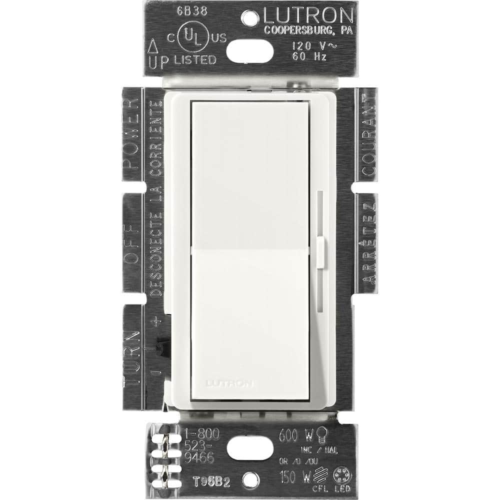 Diva Dimmer Switch for Electronic Low Voltage, 300-Watt/Single-Pole or 3-Way, Architectural White (DVSCELV-303P-RW) price history on PriceWatchPro