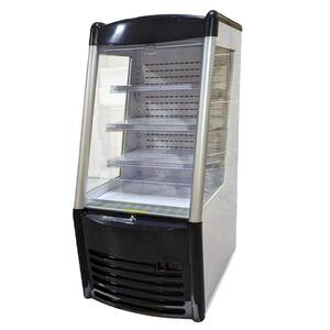 29 in. W 8.6 cu. ft. Commercial Open Air Refrigerator Merchandiser Display in Silver