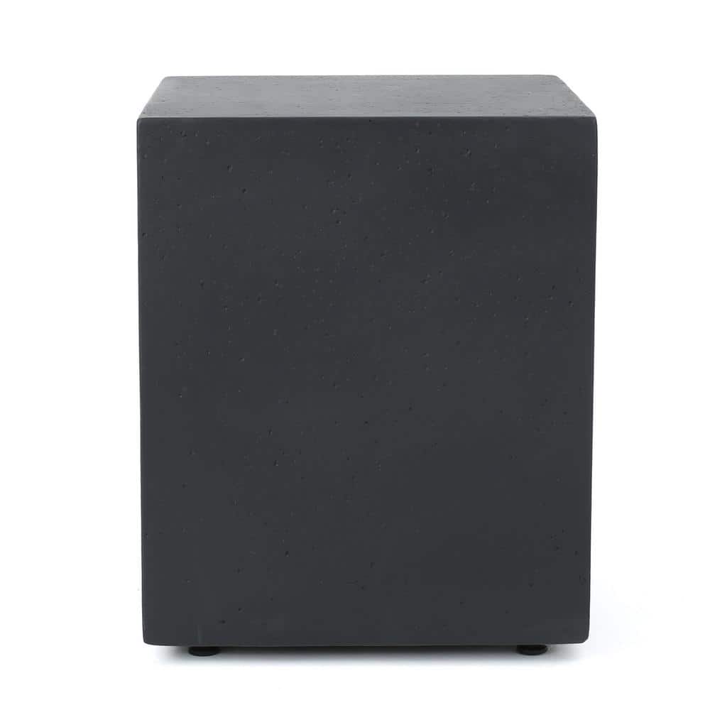 Aidan 40" Dark Gray Magnesium Oxide Gas Fire Pit Table