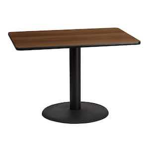 My Friendly Office MFO 30 x 42 Rectangular Black Laminate Table Top with 22 x 30 Table Height Base 