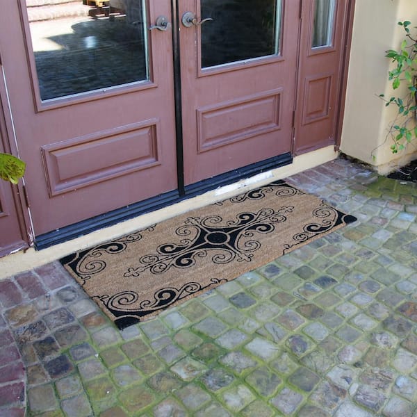 Traditional Fleur de Lis 24 in. x 57 in. French Mat