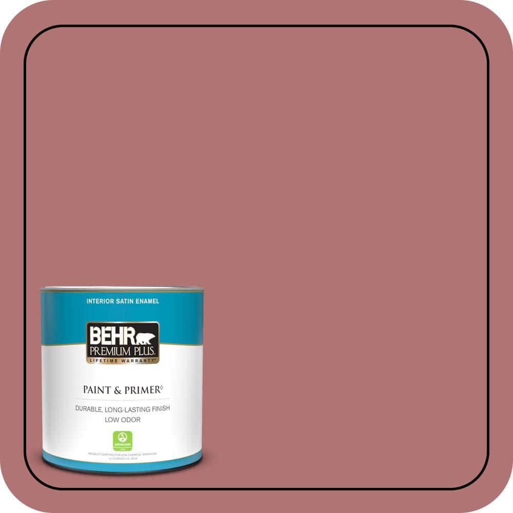 1 qt. #S140-5 Red Gerbera Satin Enamel Low Odor Interior Paint & Primer price history on PriceWatchPro