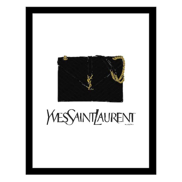 VENICE BEACH Collections Designer Handbag by Fairchild Paris 1-Piece Framed Graphic Print Abstract Poster Art Print 18 in. x 14 in.