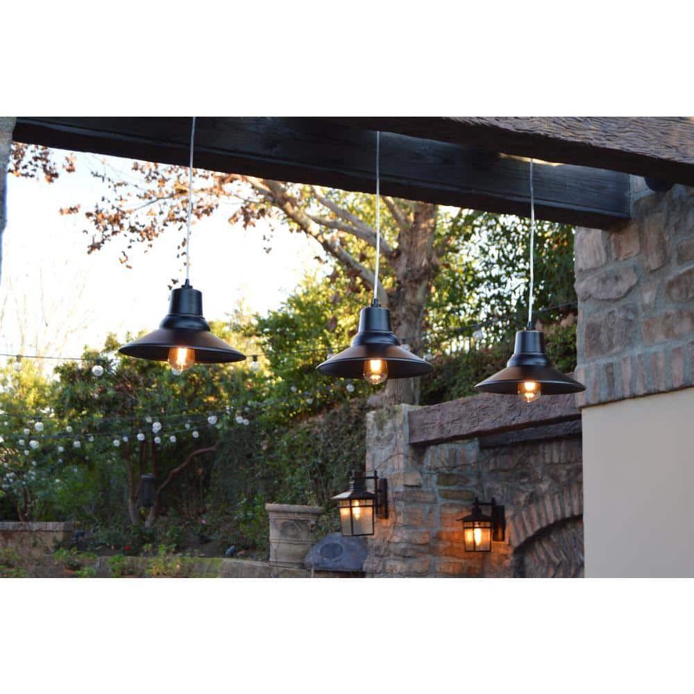 Medium Bronze Farmhouse Lantern Pendant Light