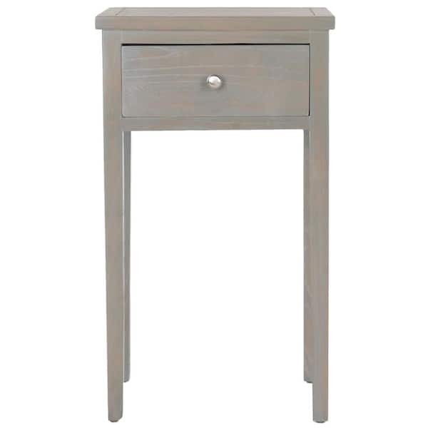 SAFAVIEH Abel Gray Storage End Table