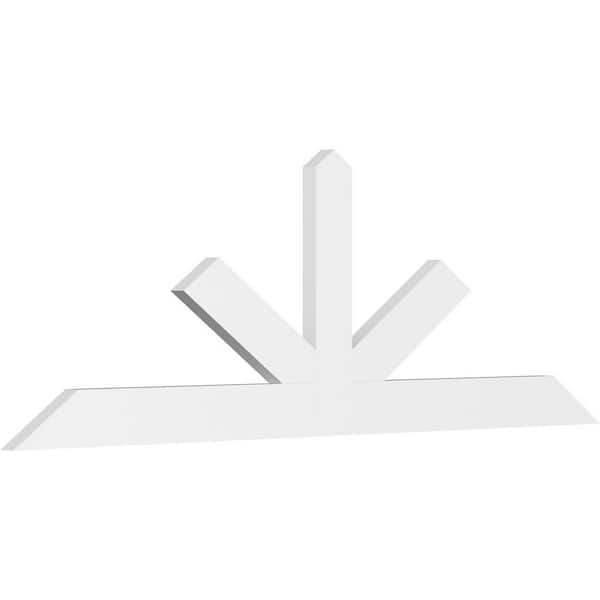 Ekena Millwork Saratoga 96 in. W x 32 in. H x 2 in. D Signature Polyurethane Bracket