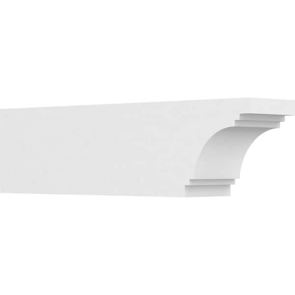 Ekena Millwork 6 in. x 8 in. x 30 in. Pescadero PVC Rafter Tail Brace