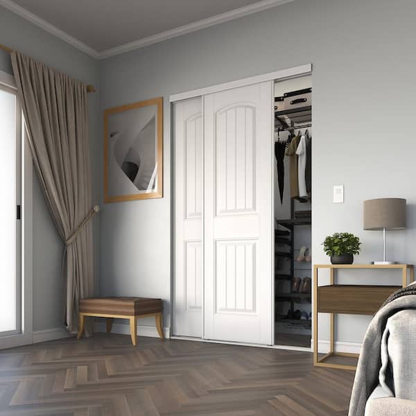 Contractors Wardrobe 72 in. x 81 in. Cary White Prefinished