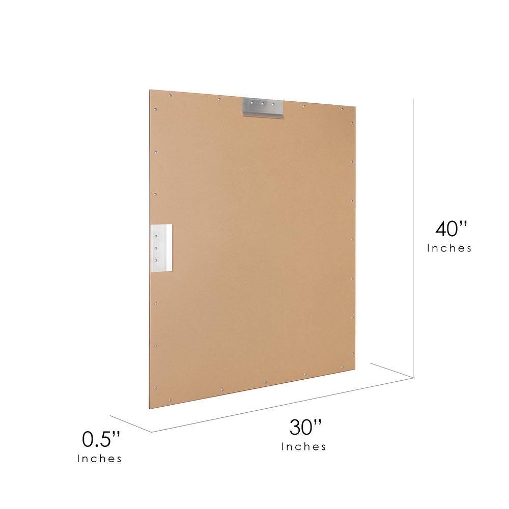 Elegant Bronze Rectangular Bathroom Vanity Mirror