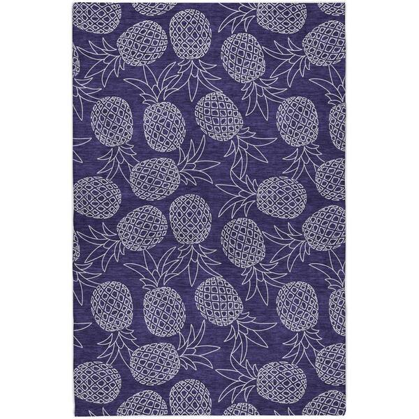Dream Shag Premium Machine Washable Abstract ADS161 Blue 10 ft. x 14 ft. Area Rug