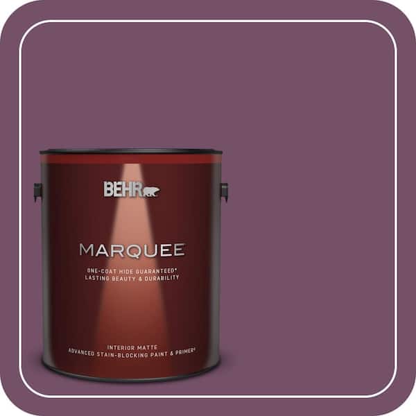 BEHR MARQUEE 1 gal. #690D-7 Radicchio Matte Interior Paint & Primer