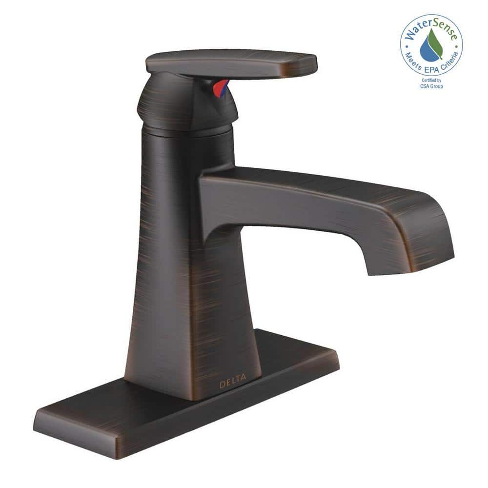 Eco-Friendly Venetian Bronze Single Hole Modern Bathroom Faucet