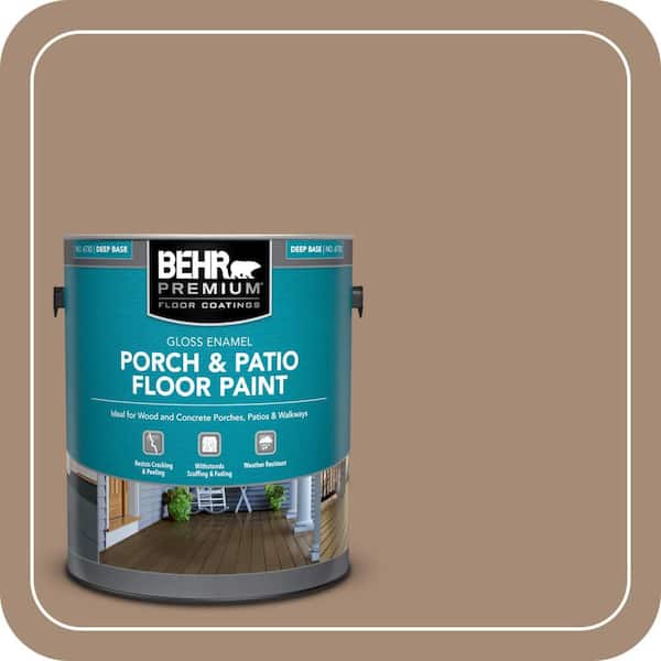 1 gal. #SC-121 Sandal Gloss Enamel Interior/Exterior Porch and Patio Floor Paint