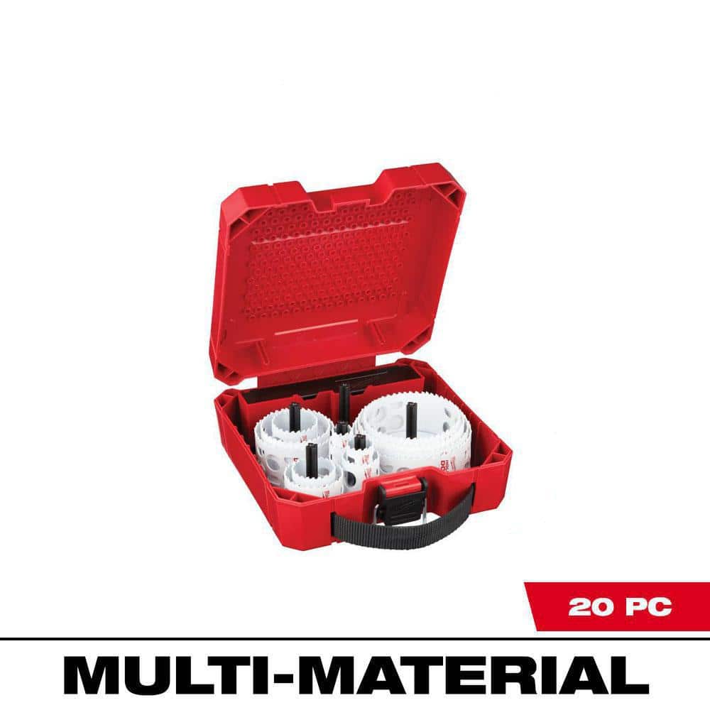 MILWAUKEE Hole Dozer General Purpose Bi-Metal Hole Saw Set (20-Piece) (49-22-4170)