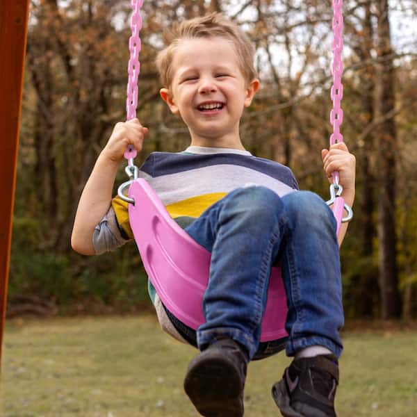 Gorilla Playsets Extreme-Duty Cotton Candy Belt Swing with