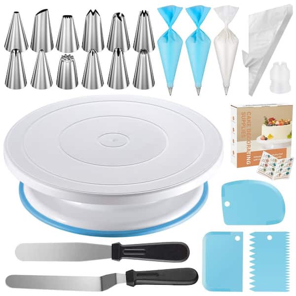 71-Piece Professional Cake Decorating Kit for Beginners and Home Bakers, for Birthdays, Weddings and Holidays, Blue
