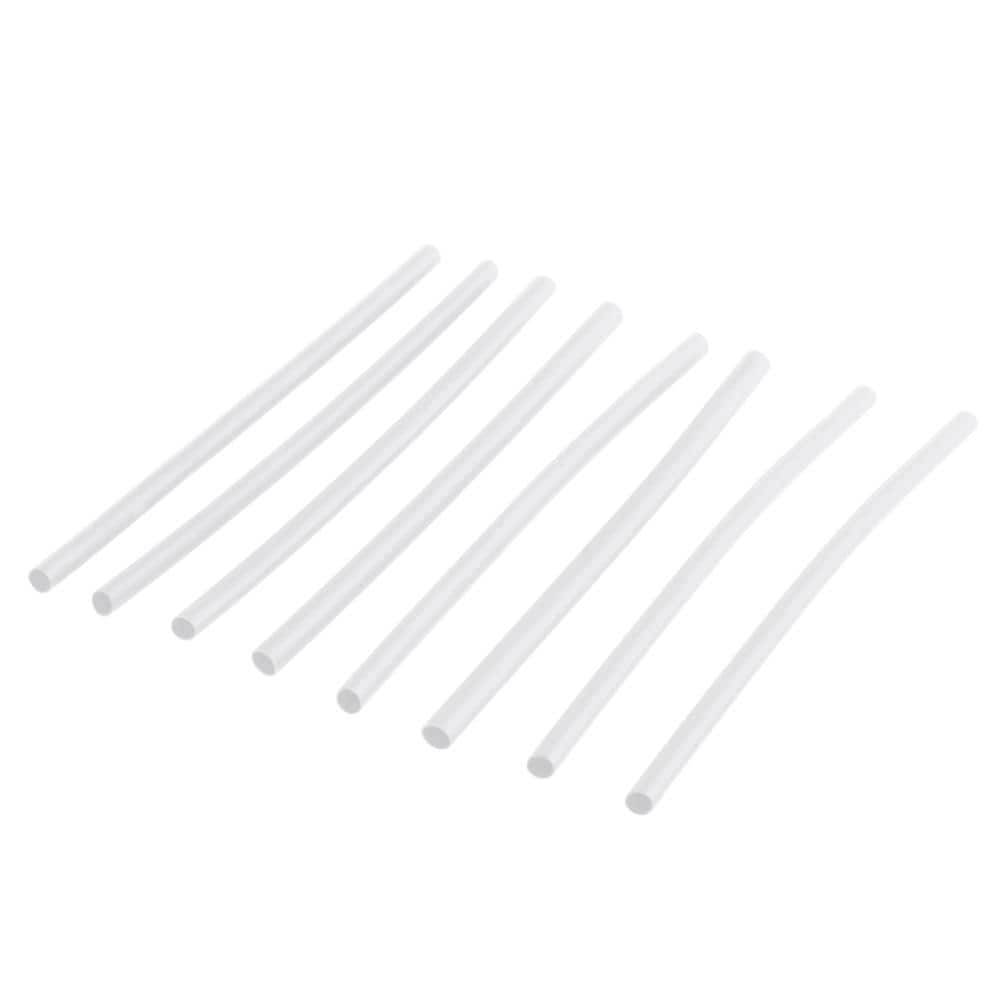 Commercial Electric 3/32 in. Heat Shrink Tubing, White (8-Pack) HS-093W ...