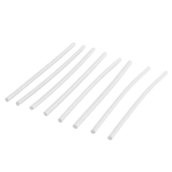 Commercial Electric 3/32 in. Heat Shrink Tubing, White (8-Pack)