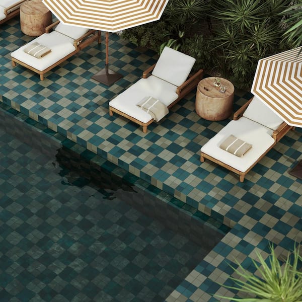 Ivy Hill Tile Reborn Sage Green 4.84 in. x 4.84 in. Matte