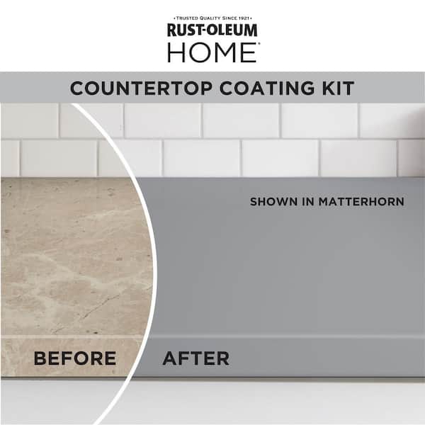 1 qt. Matterhorn Satin Interior Countertop Paint Kit
