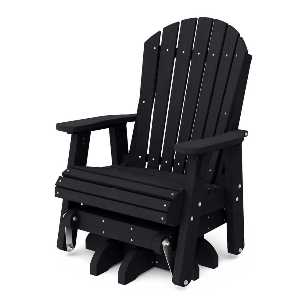 Heritage 1-Person Black HDPE Plastic Outdoor Swivel Glider price history on PriceWatchPro