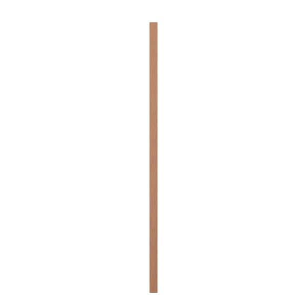 1.25 in. D x 1.25 in. W x 42 in. L Unfinished White Oak Wood Baluster