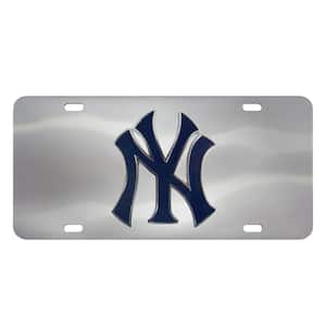 MLB 6.25 in. x 12.25 in. New York Yankees Diecast License Plate