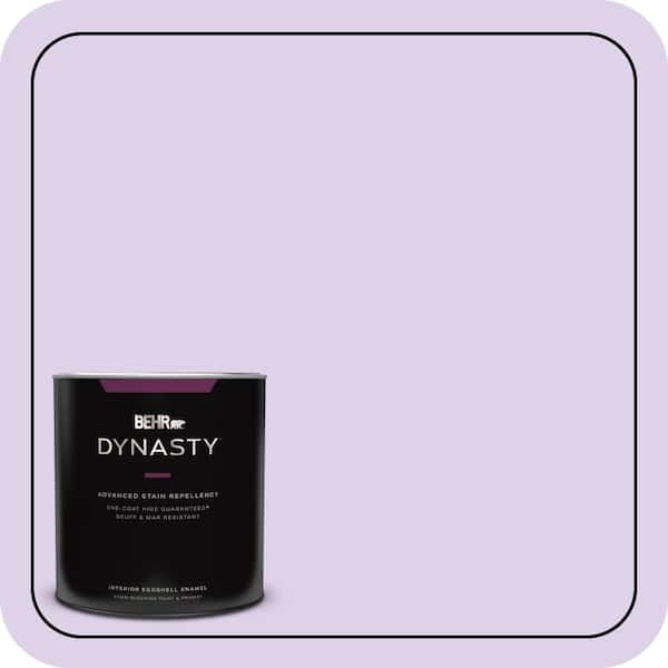 BEHR DYNASTY 1 qt. #P570-1 Teary Eyed Eggshell Enamel Interior Stain-Blocking Paint & Primer