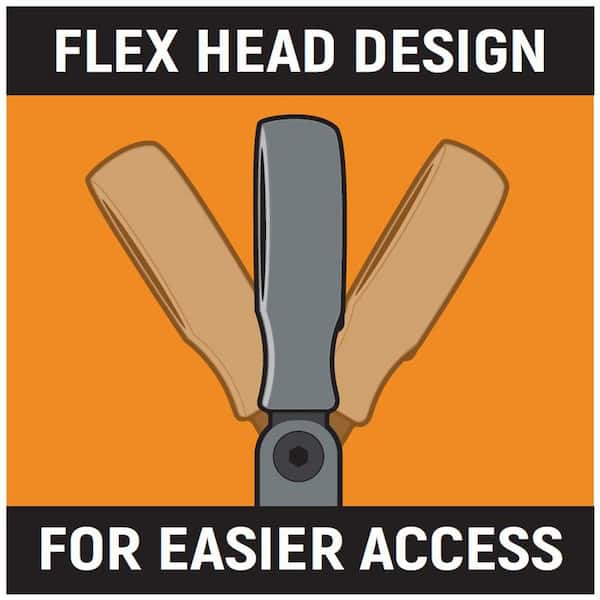 GEARWRENCH 24 mm Metric 90-Tooth Flex Head Combination Ratcheting