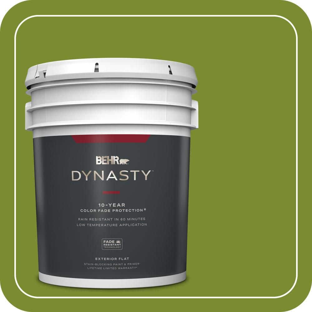 5 gal. #P360-7 Sassy Grass Flat Exterior Stain-Blocking Paint & Primer price history on PriceWatchPro