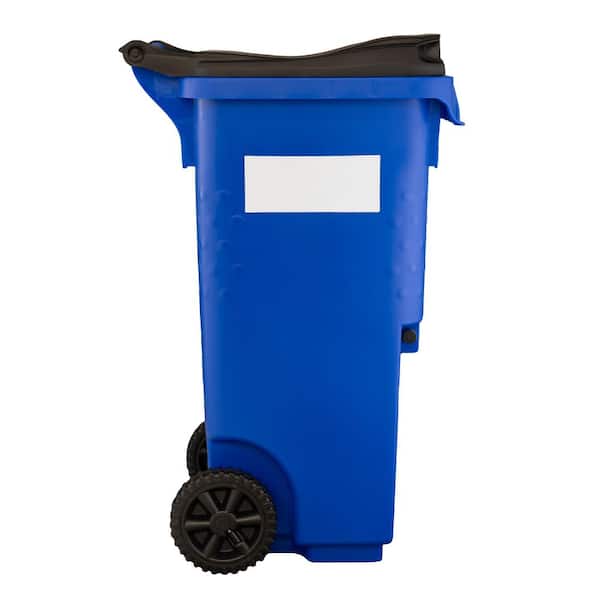 Otto Official NYC Metal, Glass, and Plastics Recycling Bin 35 gal