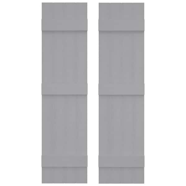 Builders Edge 14 in. W x 55 in. H Vinyl Exterior Joined Board and 