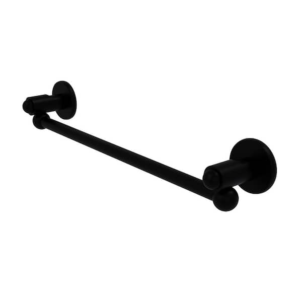 Allied Brass Soho Collection 30 in. Wall Mounted Single Towel Bar in Matte Black